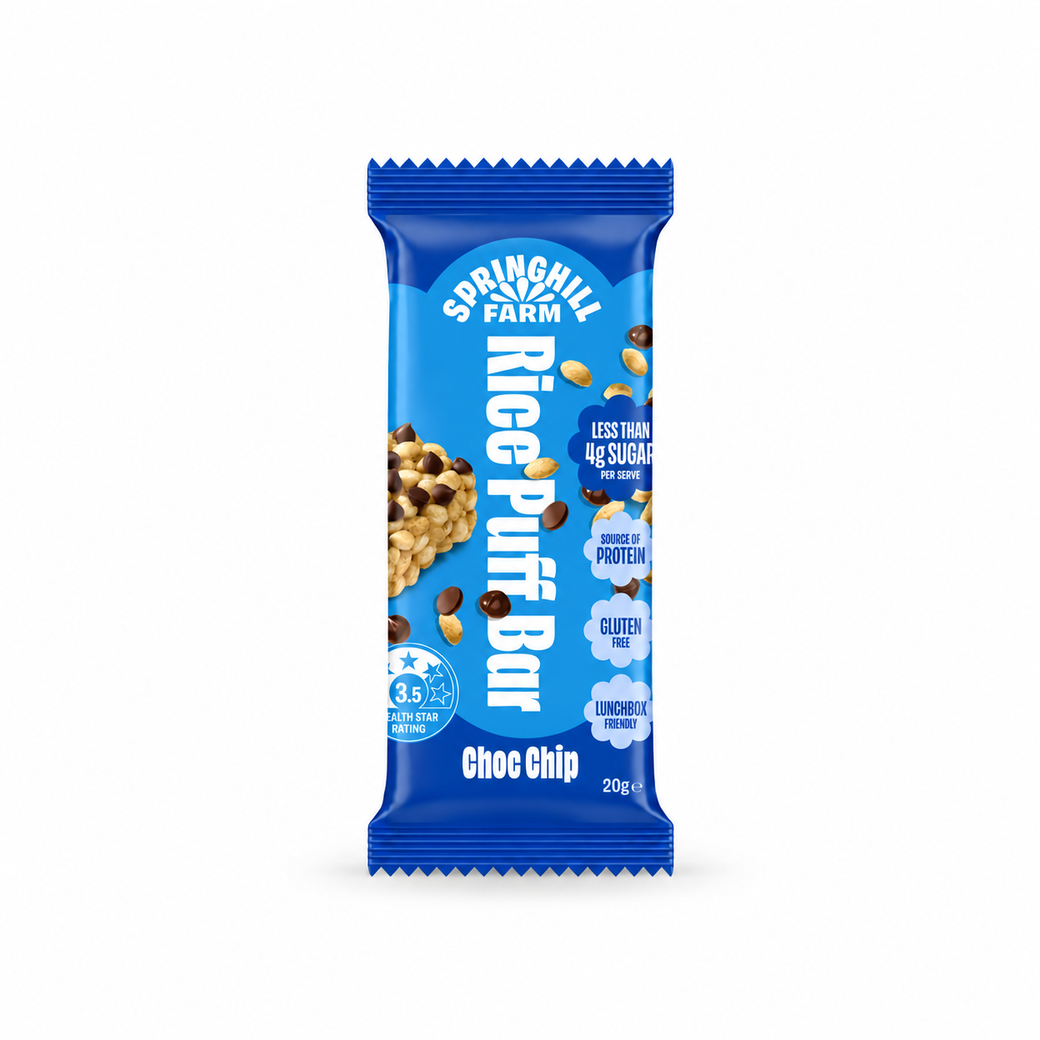 Rice Puff Bars Choc Chip