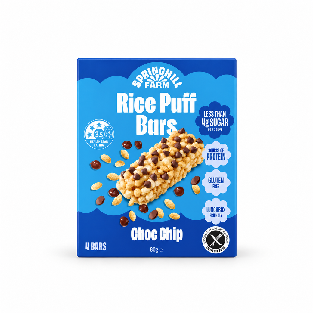Rice Puff Bars Choc Chip