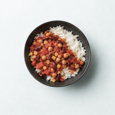 Bean Chili with Jasmine Rice