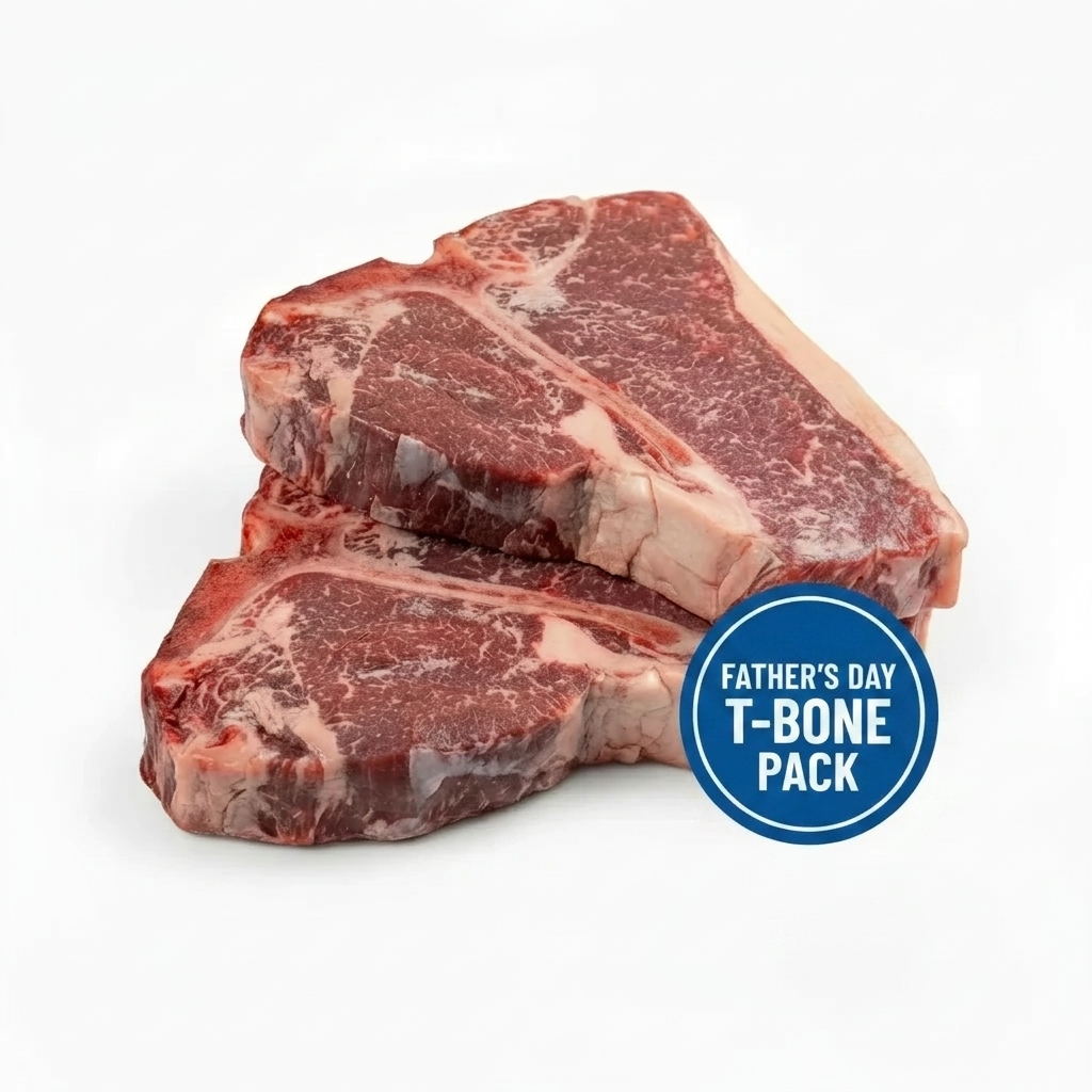 Fathers Day Special T-Bone Twin Pack ~800g (one off)